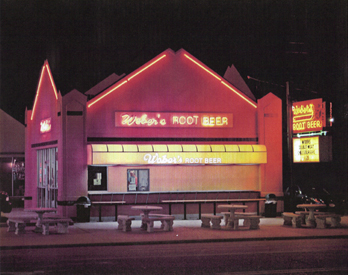Weber's at night