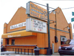 The Weber's root beer stand by day on S. Peoria